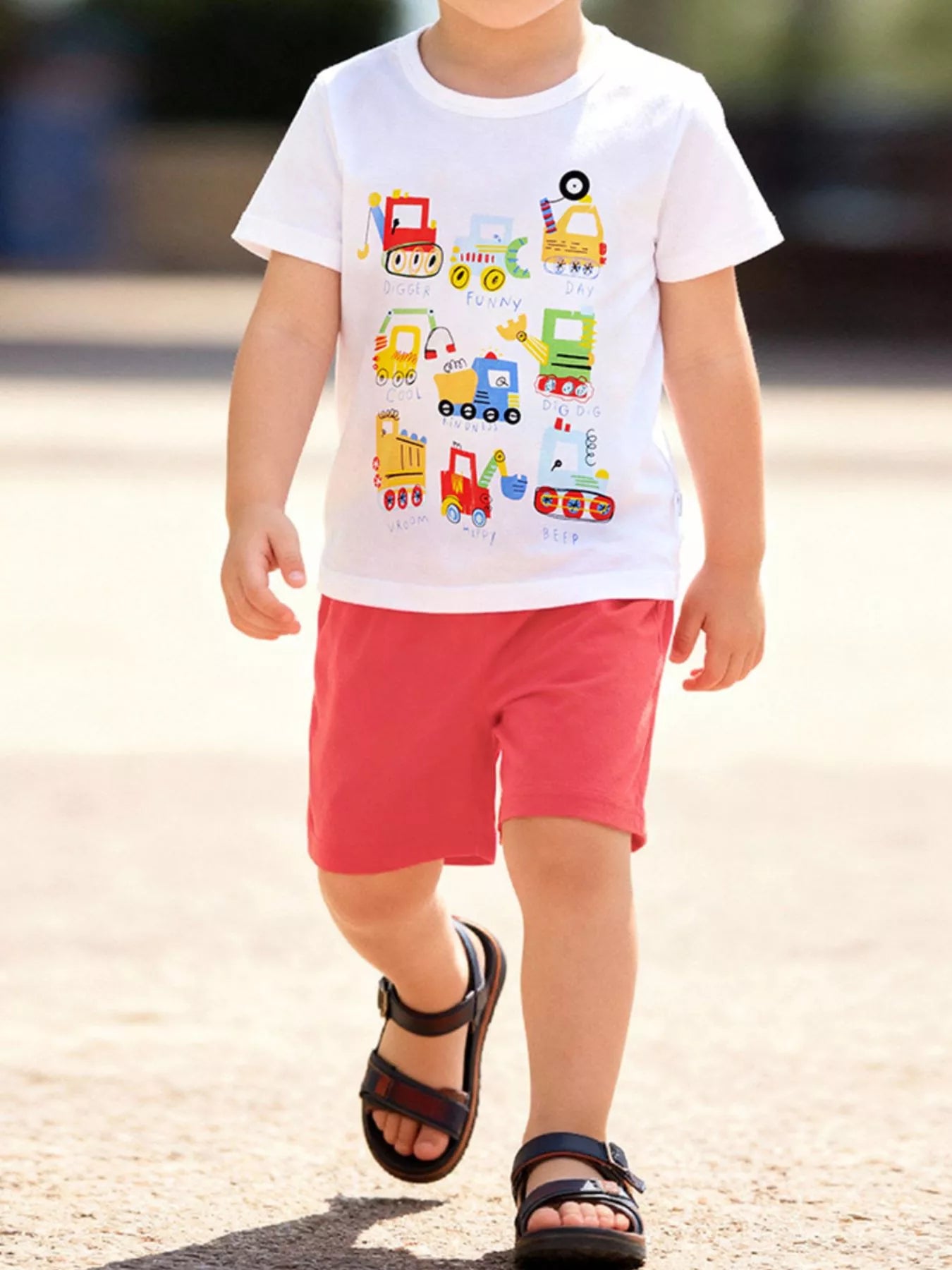 Children's Printed Tee & Shorts Set