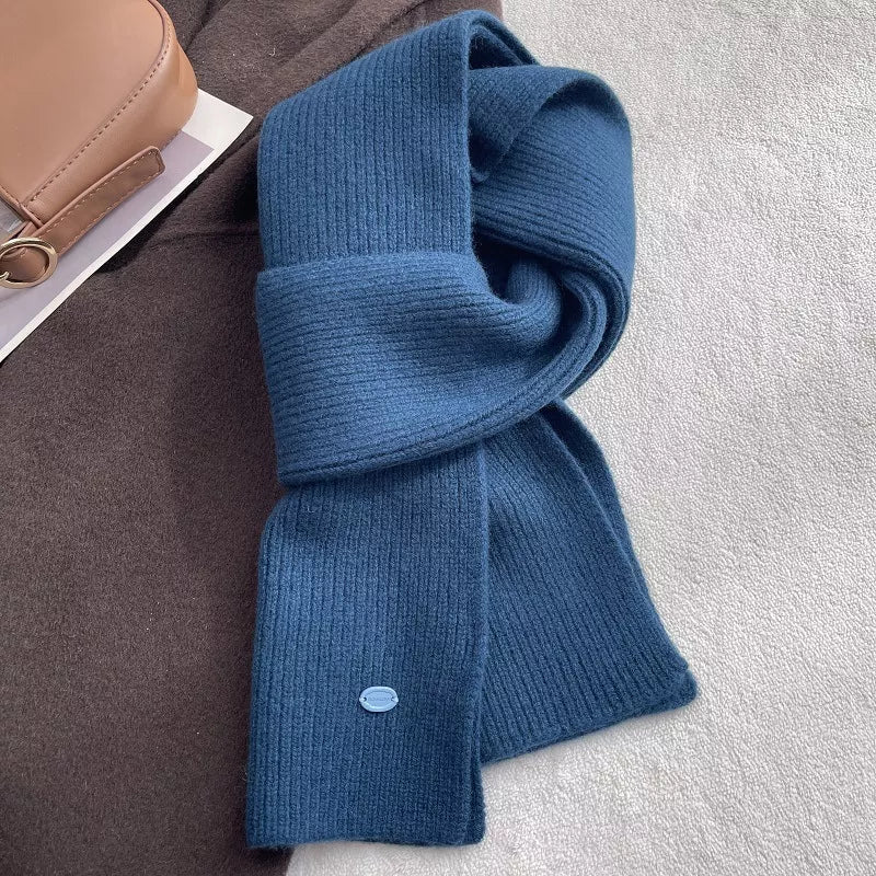 Pure Wool Warm Knit Scarf