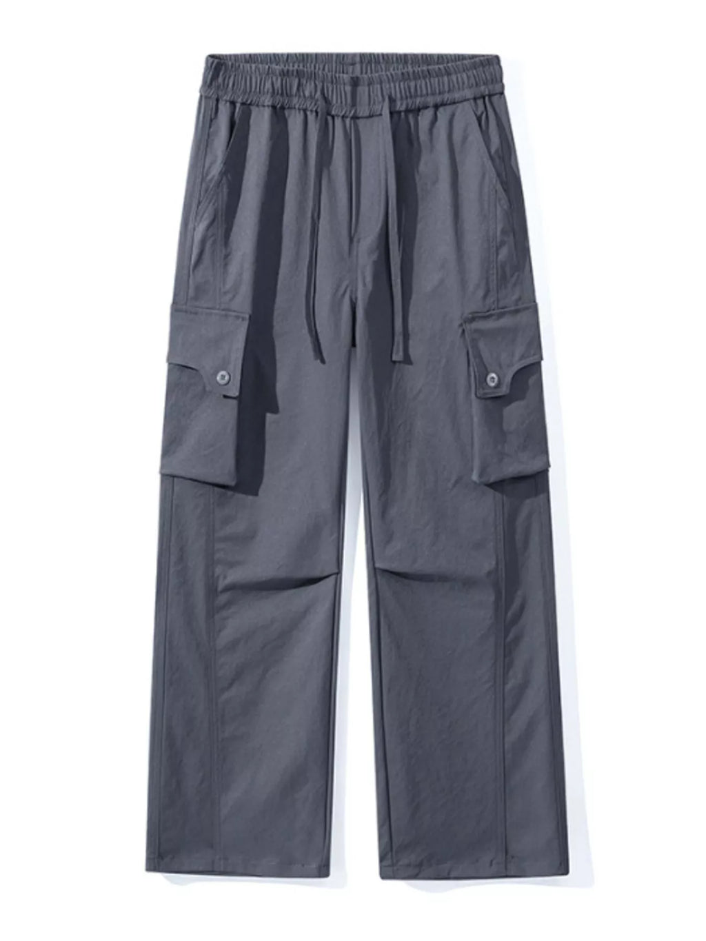 Men's Full Size Loose Fit Multi-Pocket Cargo Pants Plus Size