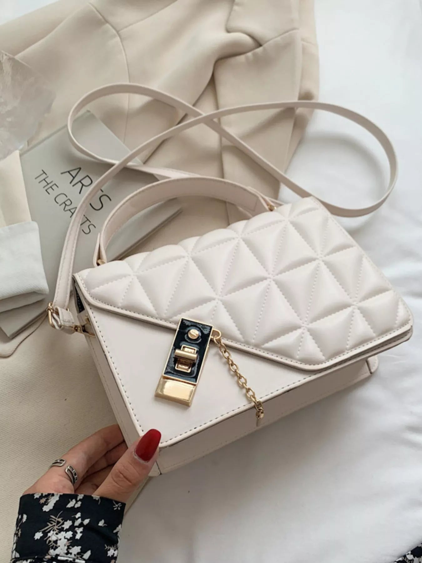 Quilted Flap Crossbody Bag
