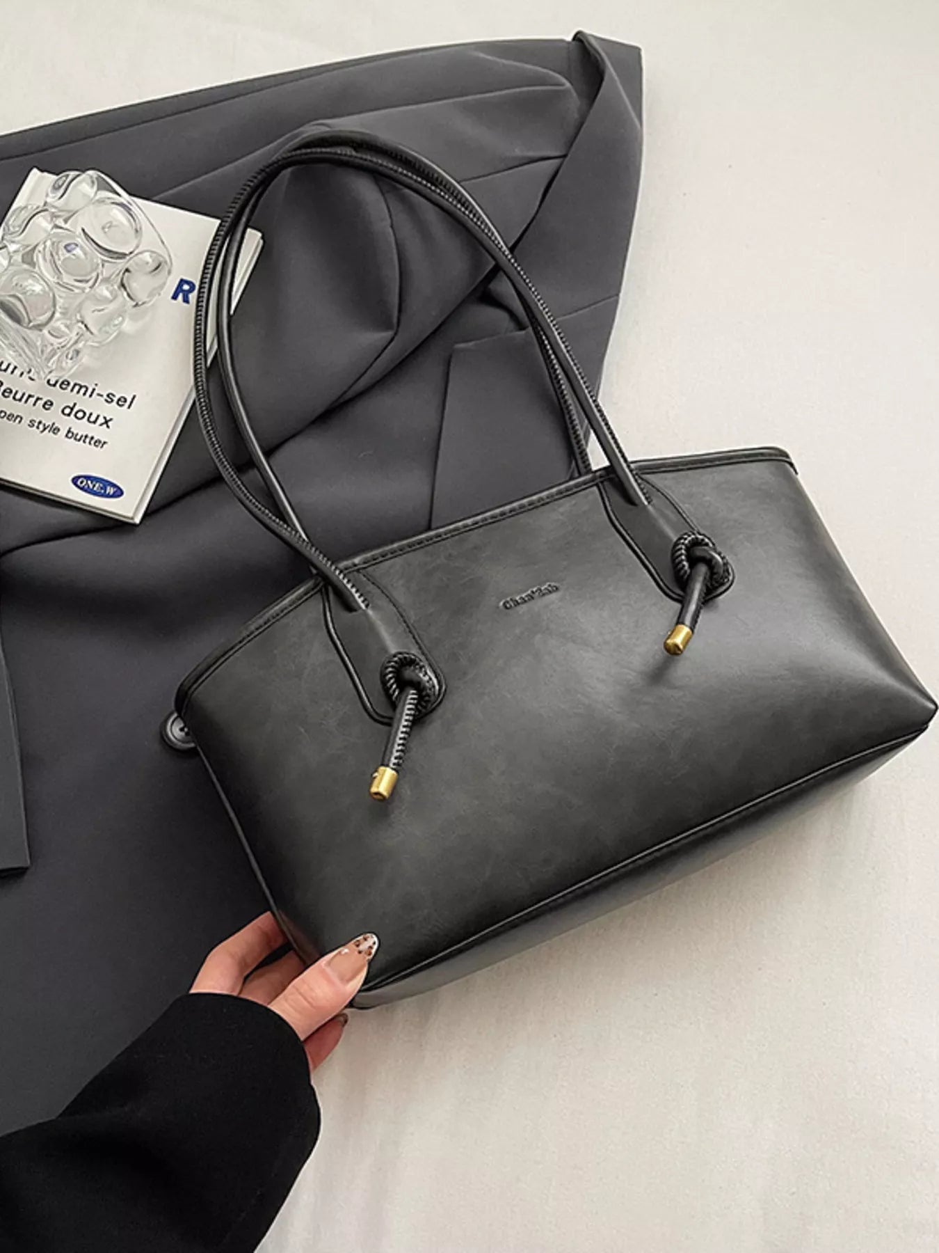 Vintage Style Leather Shoulder Bag