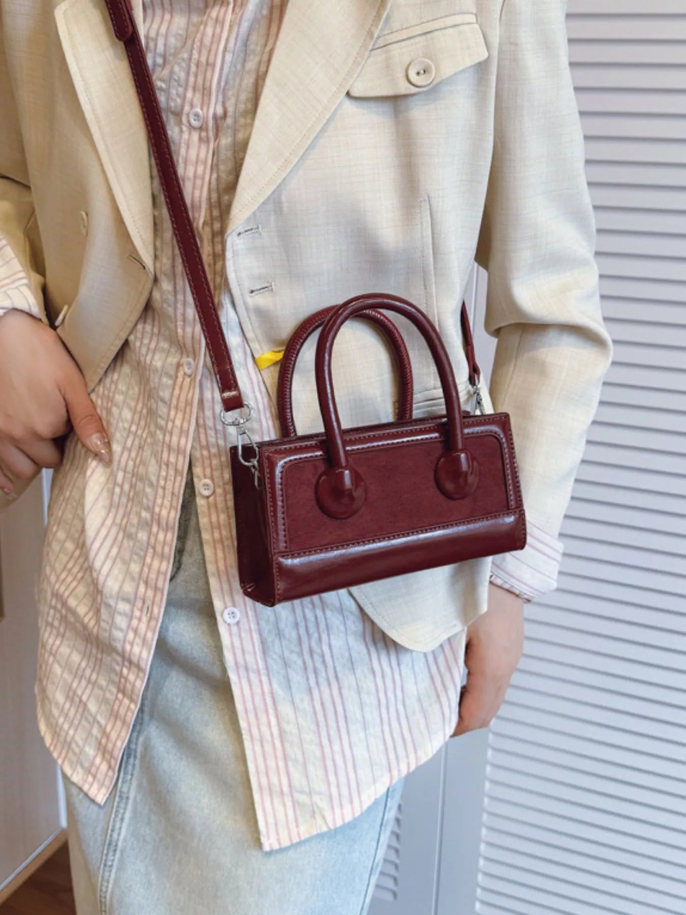 Top Handle Crossbody Bag