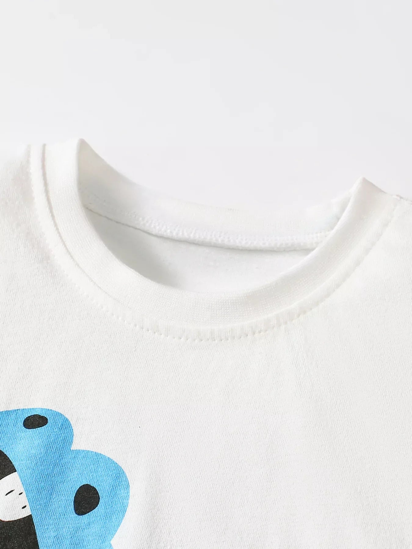 Children's Hippo Short Sleeve Top and Shorts Set