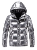 Men's Plus Size Padded Hooded Winter Coat