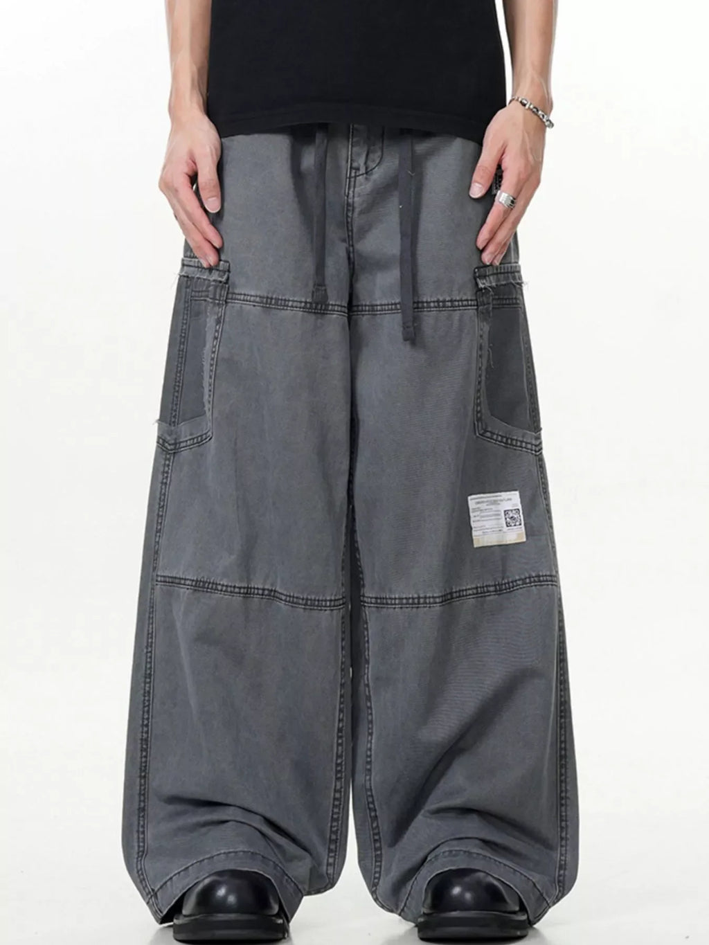 Men's Wide Leg Cargo Pants