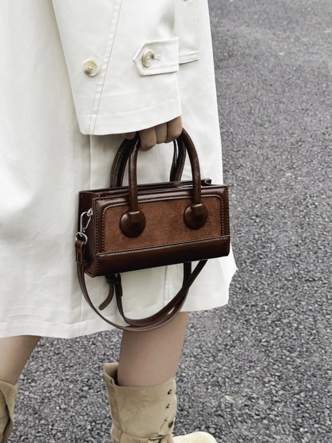 Top Handle Crossbody Bag