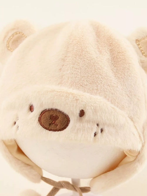 Children's Cute Bear Ear Plush Hat