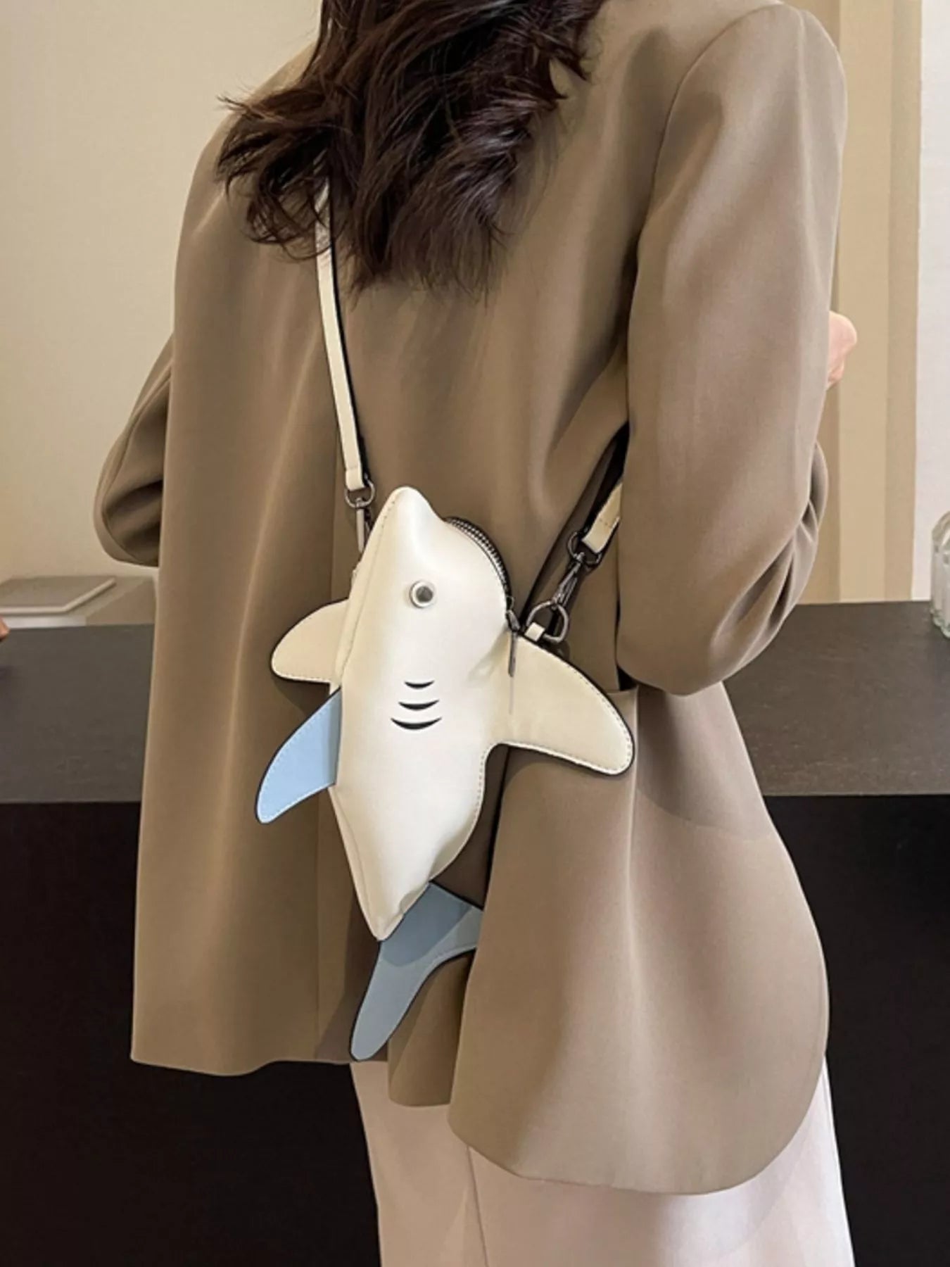 Shark Design Crossbody Bag