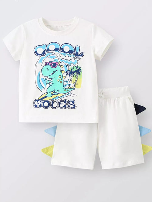Children's Dinosaur Tee and Shorts Set