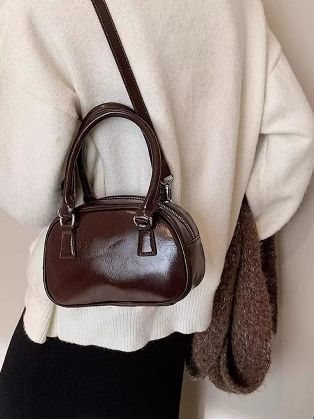 Top Handle Crossbody Bag