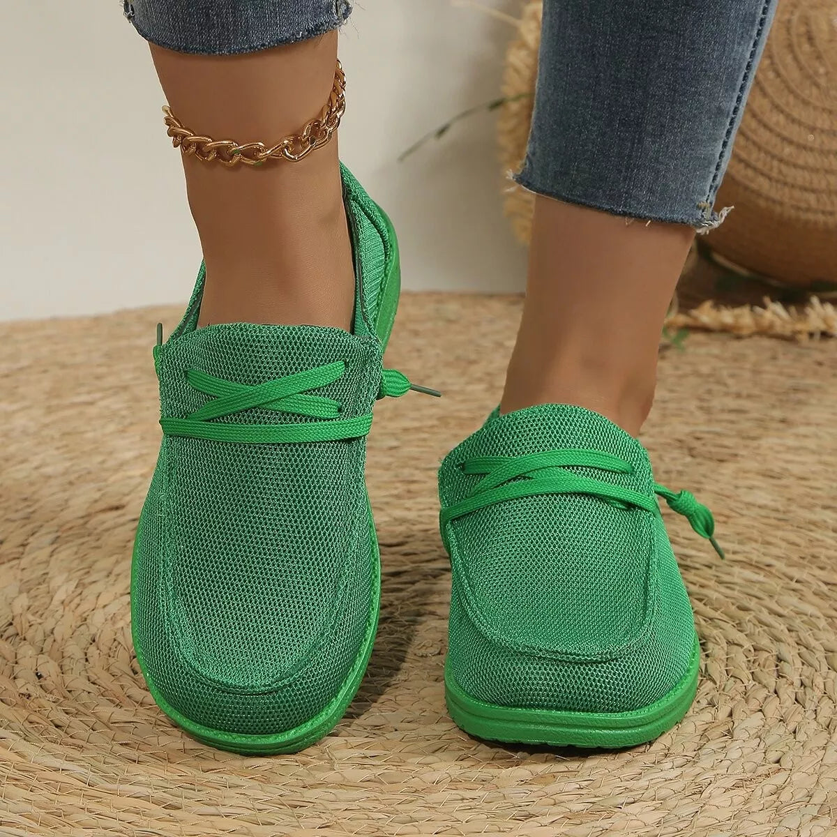 Round Toe Slip-Ons