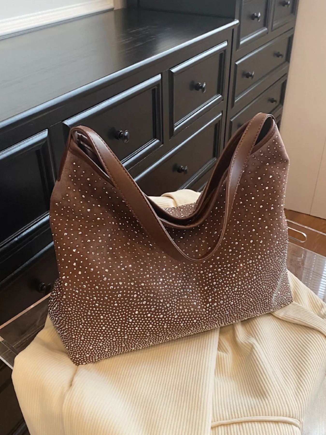 Rhinestone Tote Bag