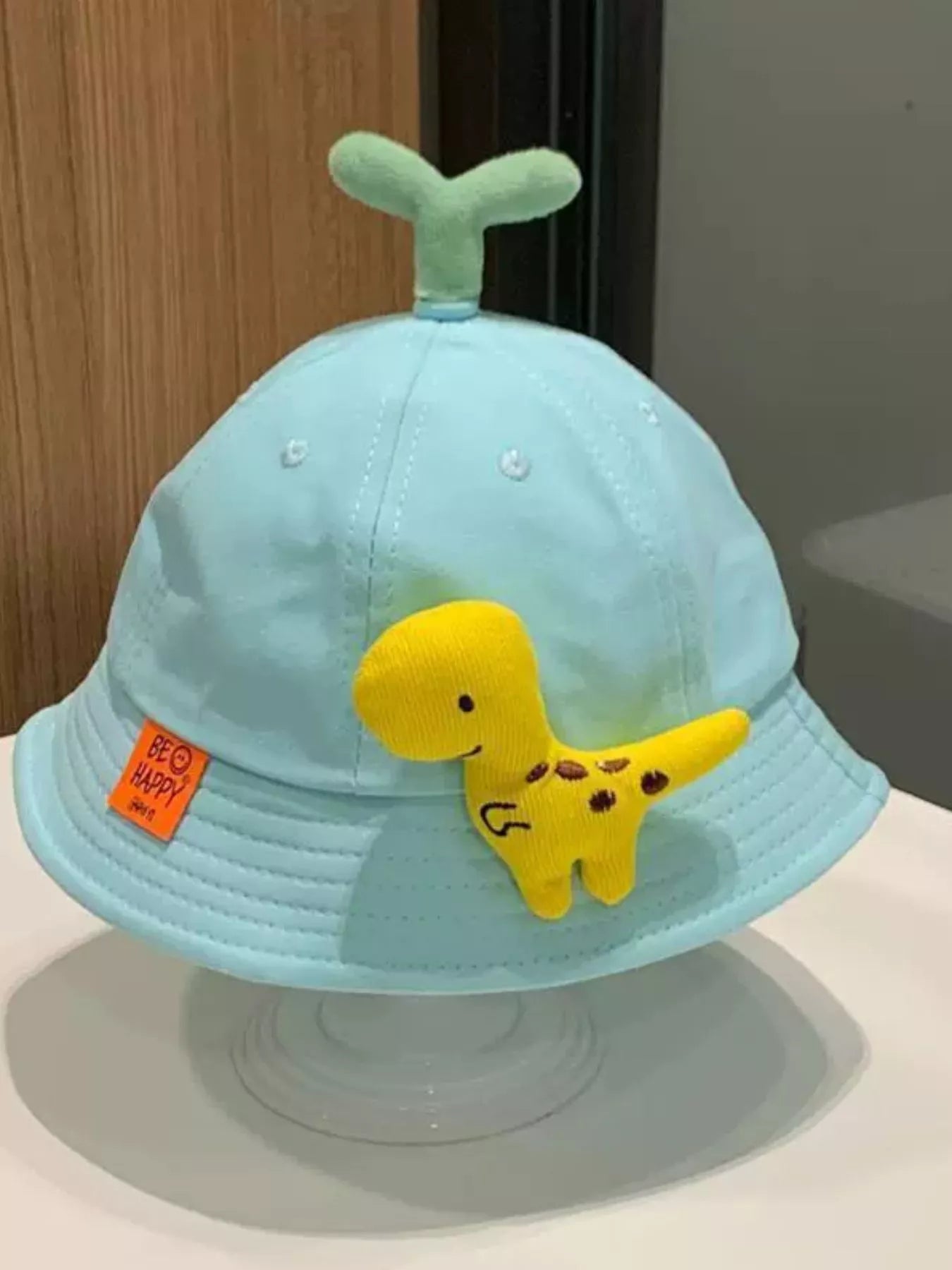 Children's Dinosaur & Sprout Decor Bucket Hat