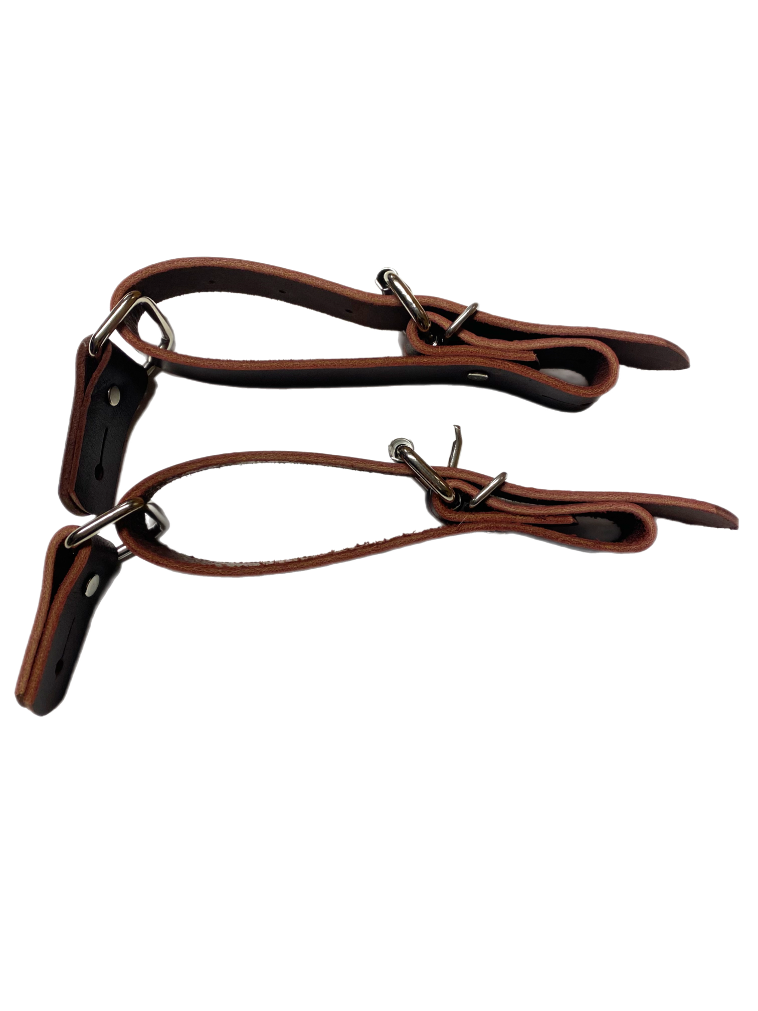 Bull Riding Spur Straps – Latigo Leather Rough Stock Straps for Control | Rowdy Rowels