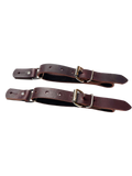 Jr Bull Riding Fold-Back Spur Straps – Youth Rodeo Leather Gear | Rowdy Rowels™
