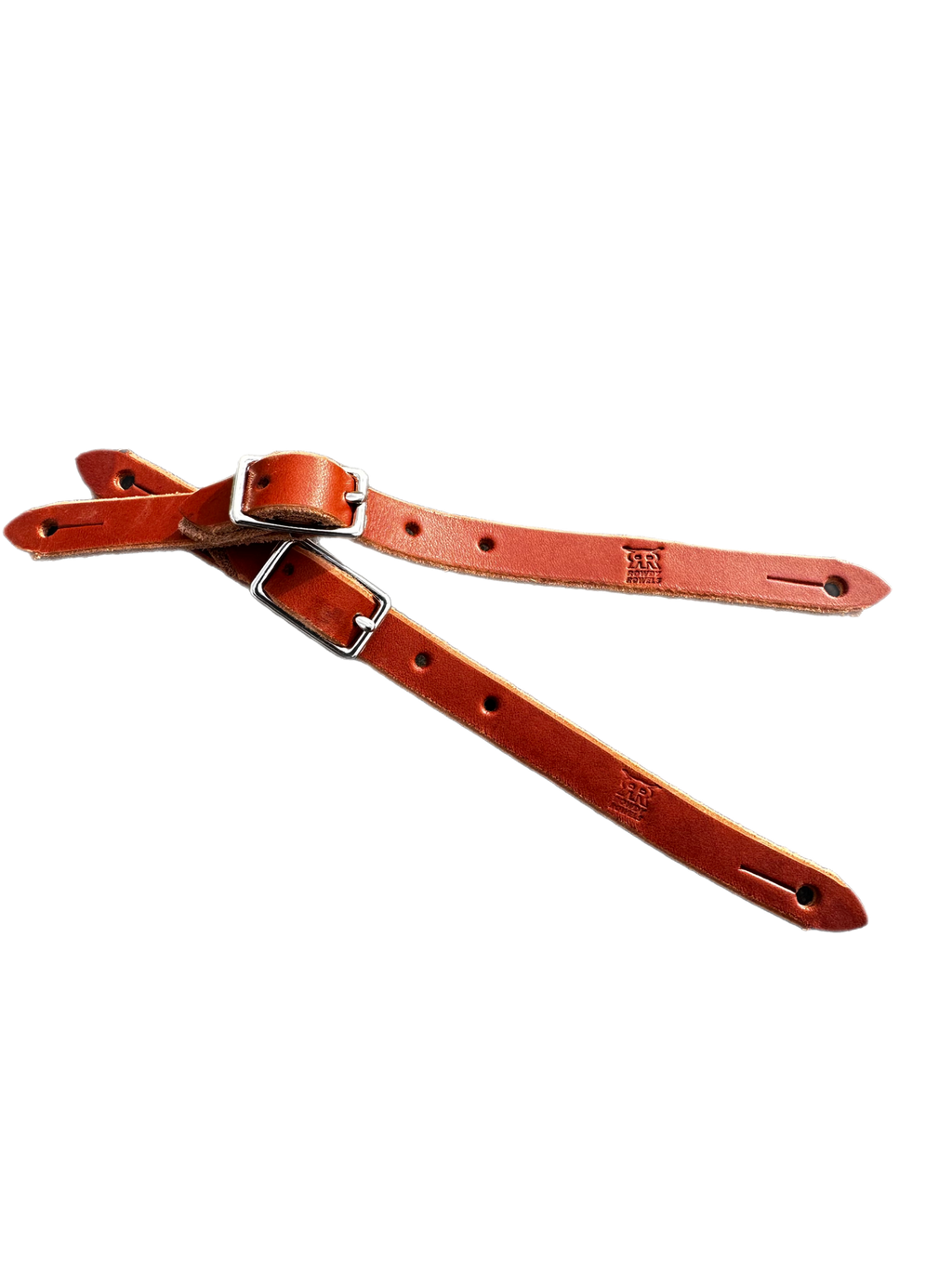 Mutton Bustin Spur Straps – Youth Leather Spur Straps for Secure Fit | Rowdy Rowels