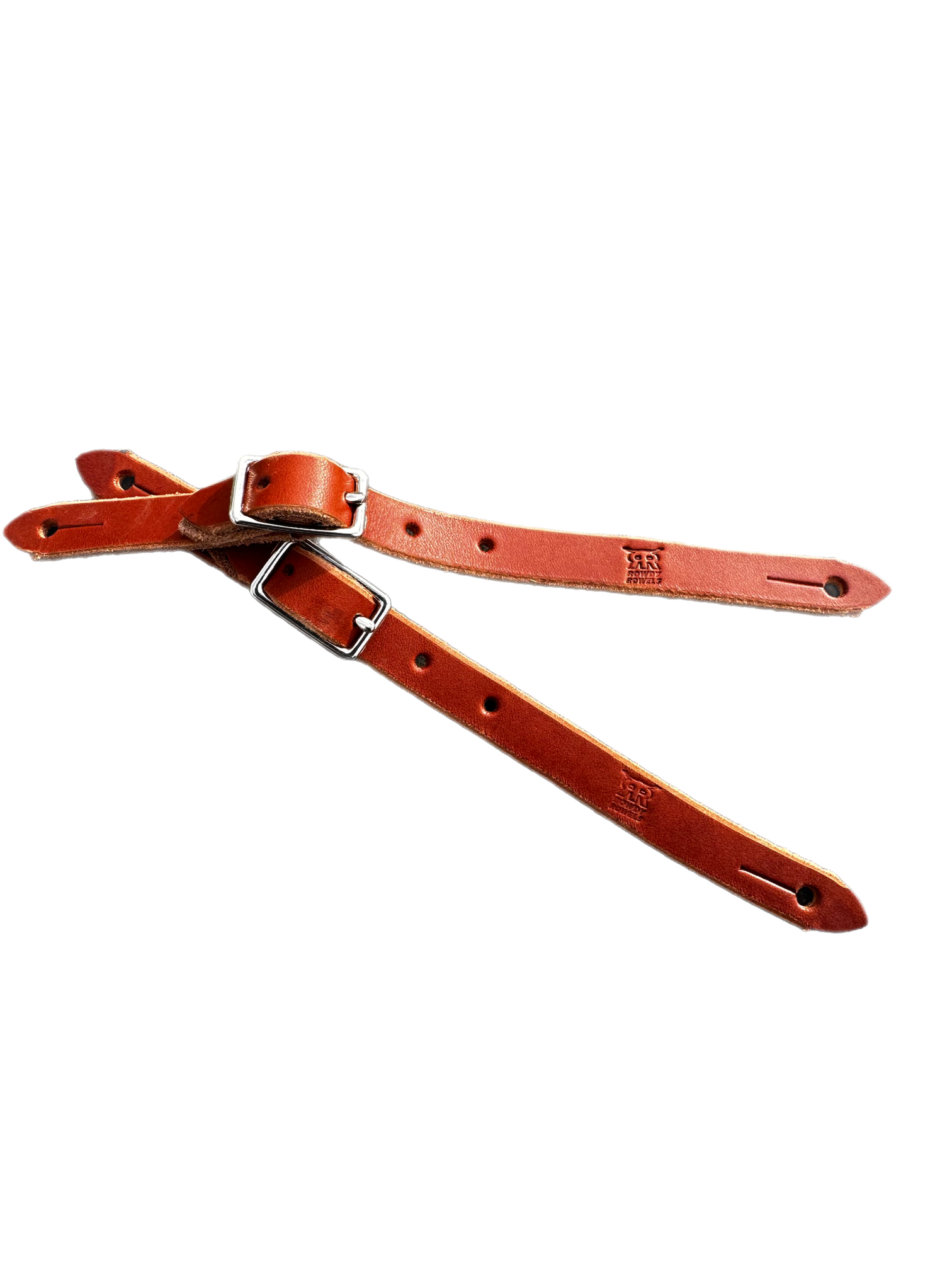 Mutton Bustin Spur Straps – Youth Leather Spur Straps for Secure Fit | Rowdy Rowels
