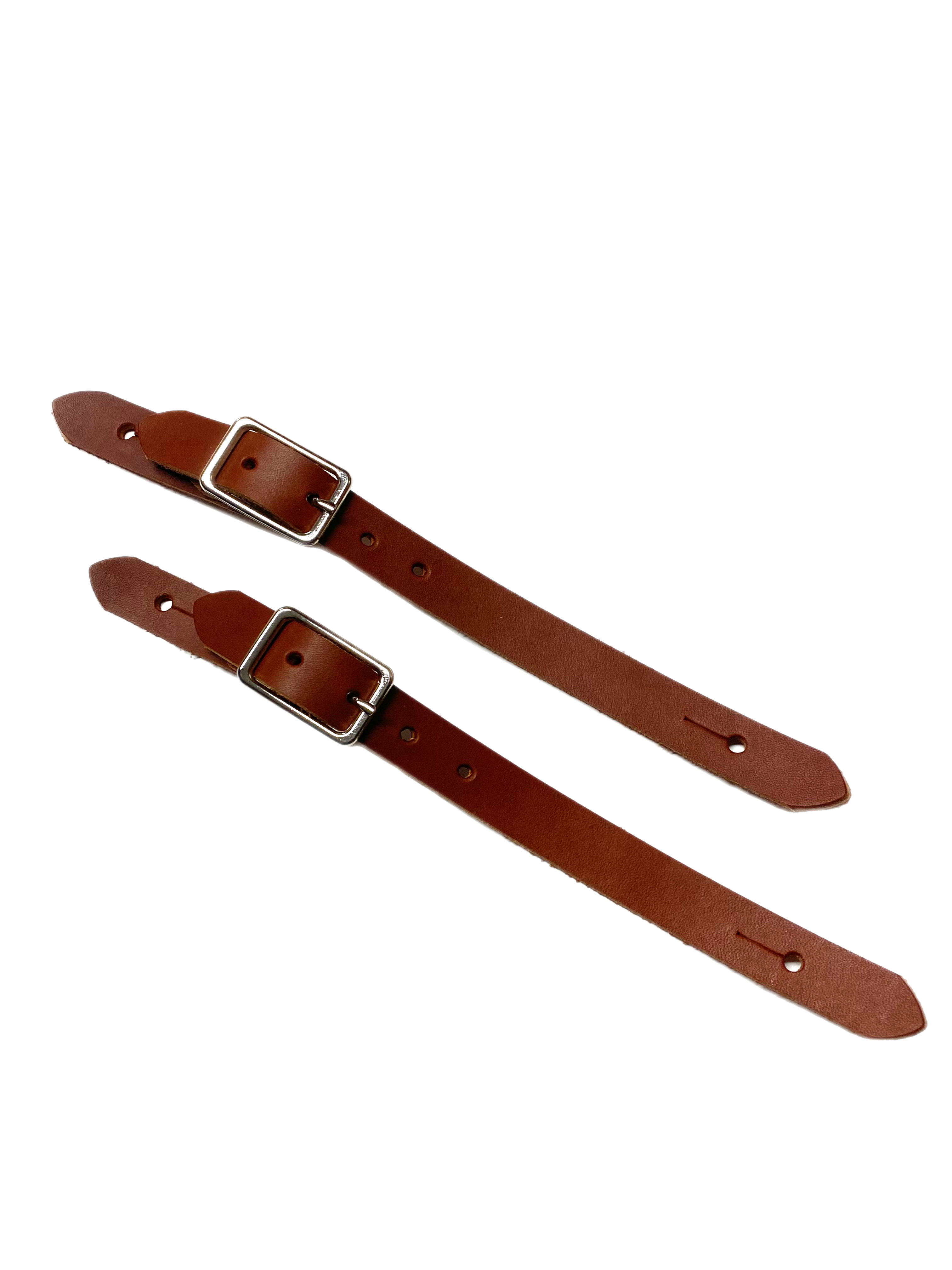 Youth Spur Straps – Rough Stock Latigo Leather for Secure Fit | Rowdy Rowels