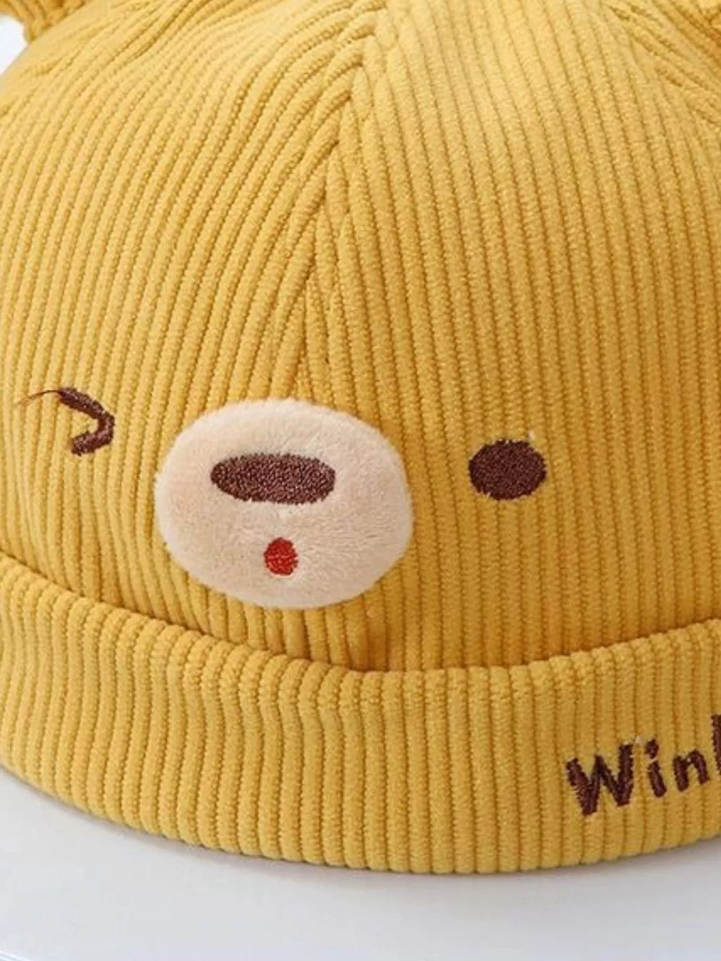 Children's Bear Ear Corduroy Hat
