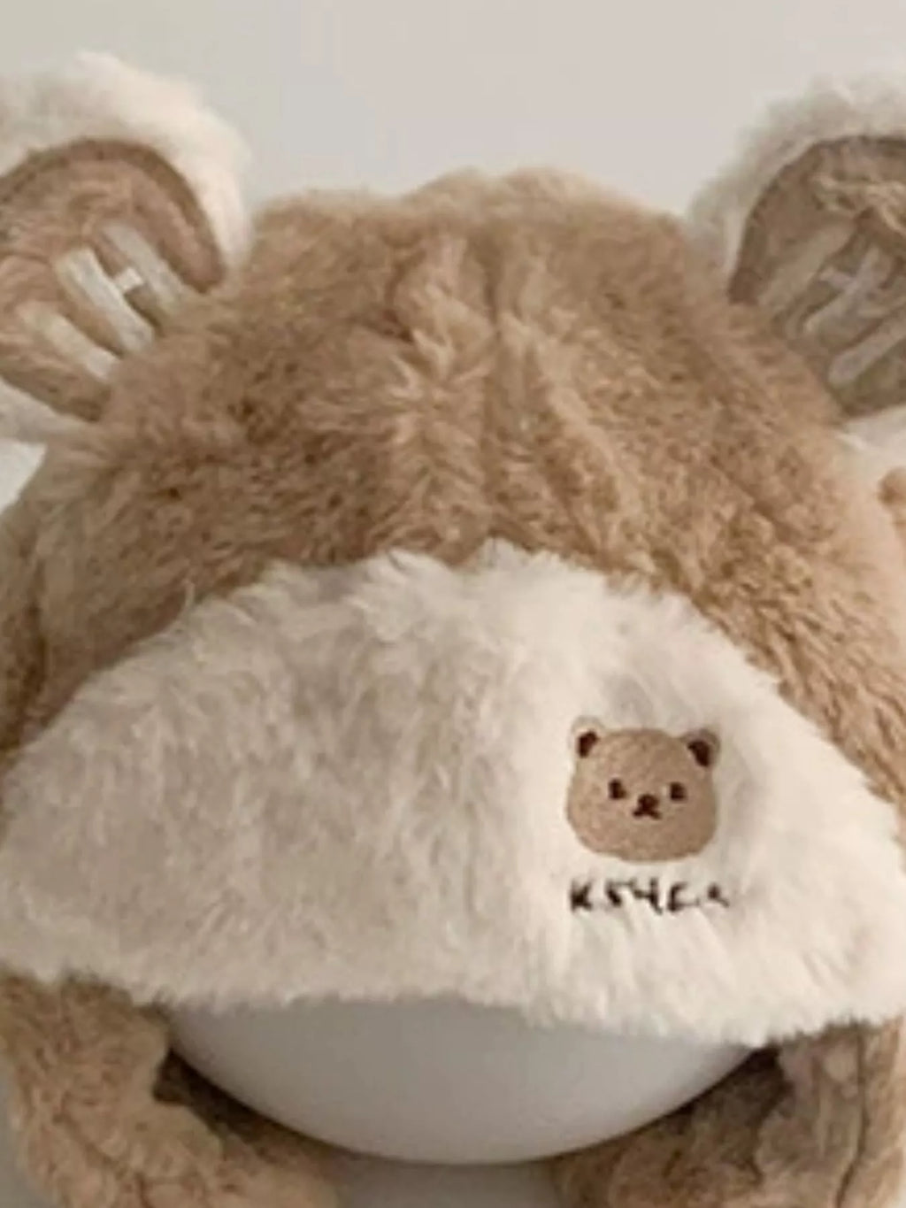 Children's Bear Ear Fluffy Hat