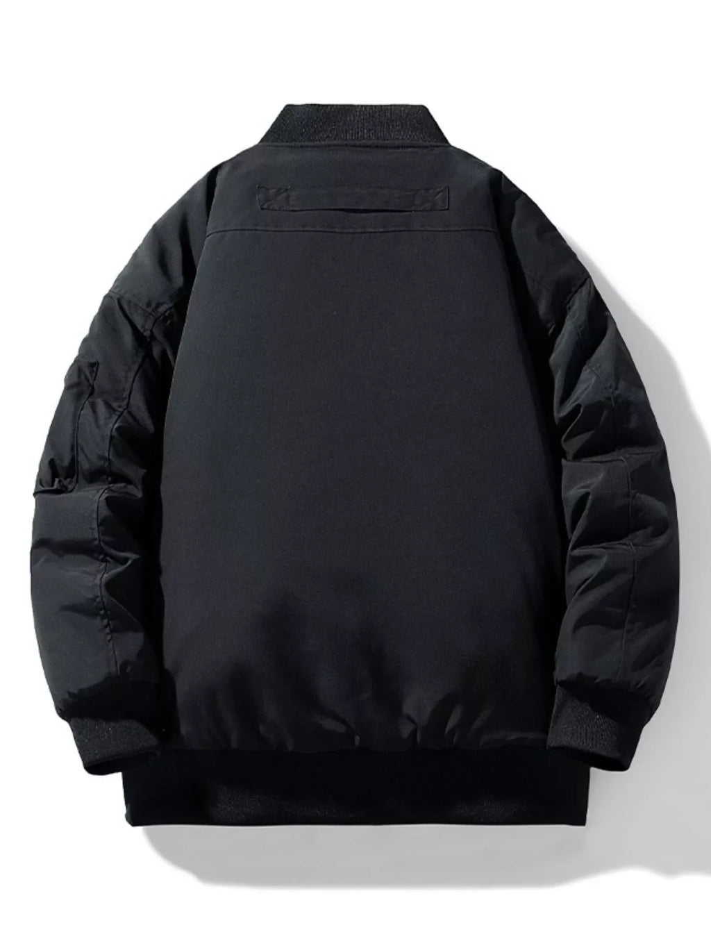 Men's Plus Size Casual Lightweight Padded Bomber Jacket