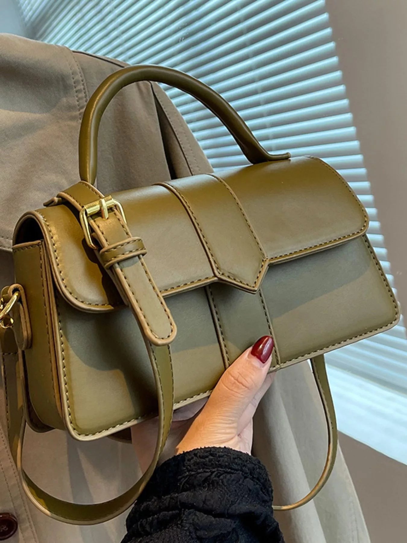Top Handle Crossbody Bag
