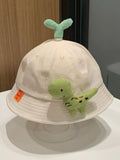Children's Dinosaur & Sprout Decor Bucket Hat