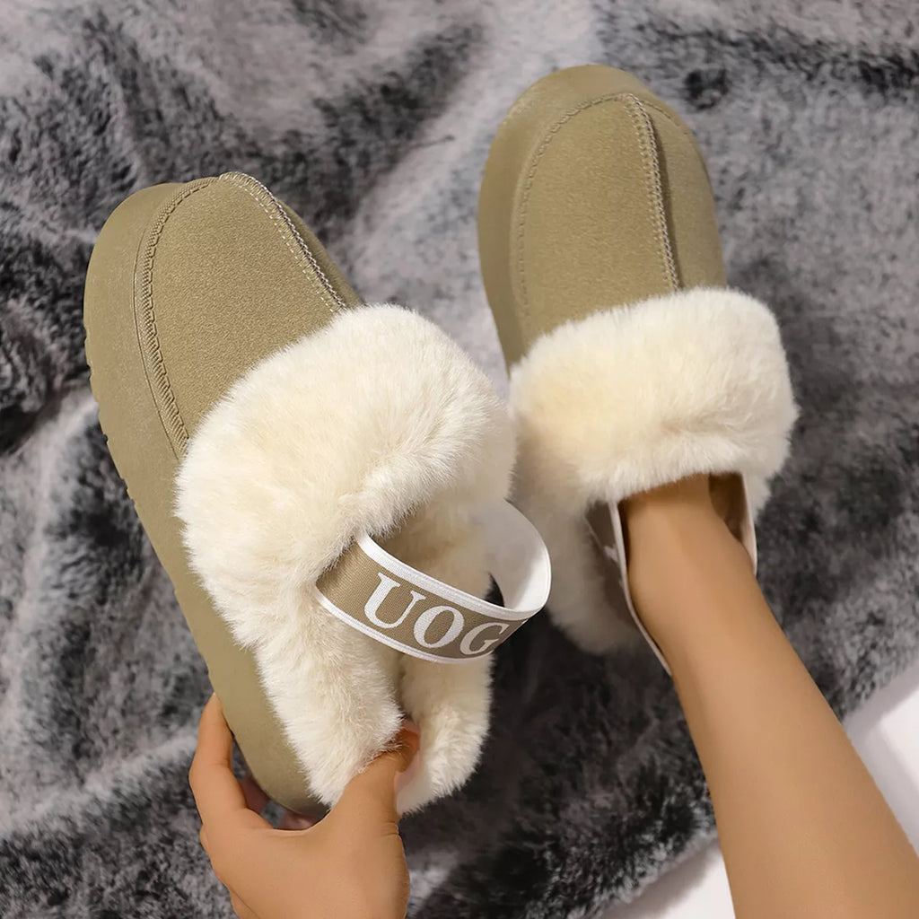 Round Toe Platform Ankle Boots