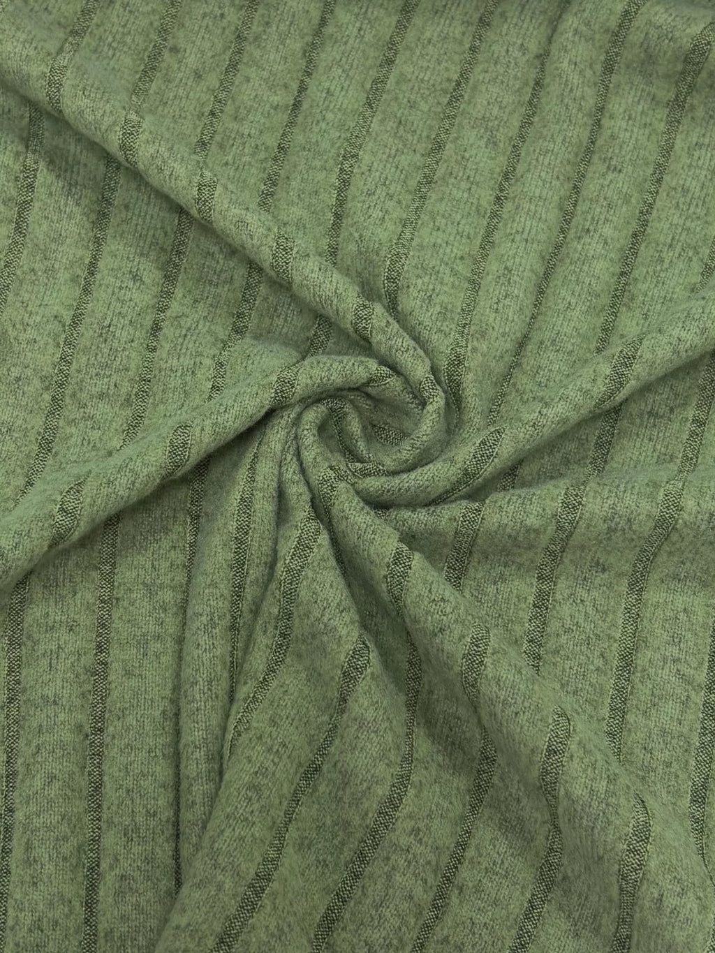 Ribbed Knit A-Line Midi Dress