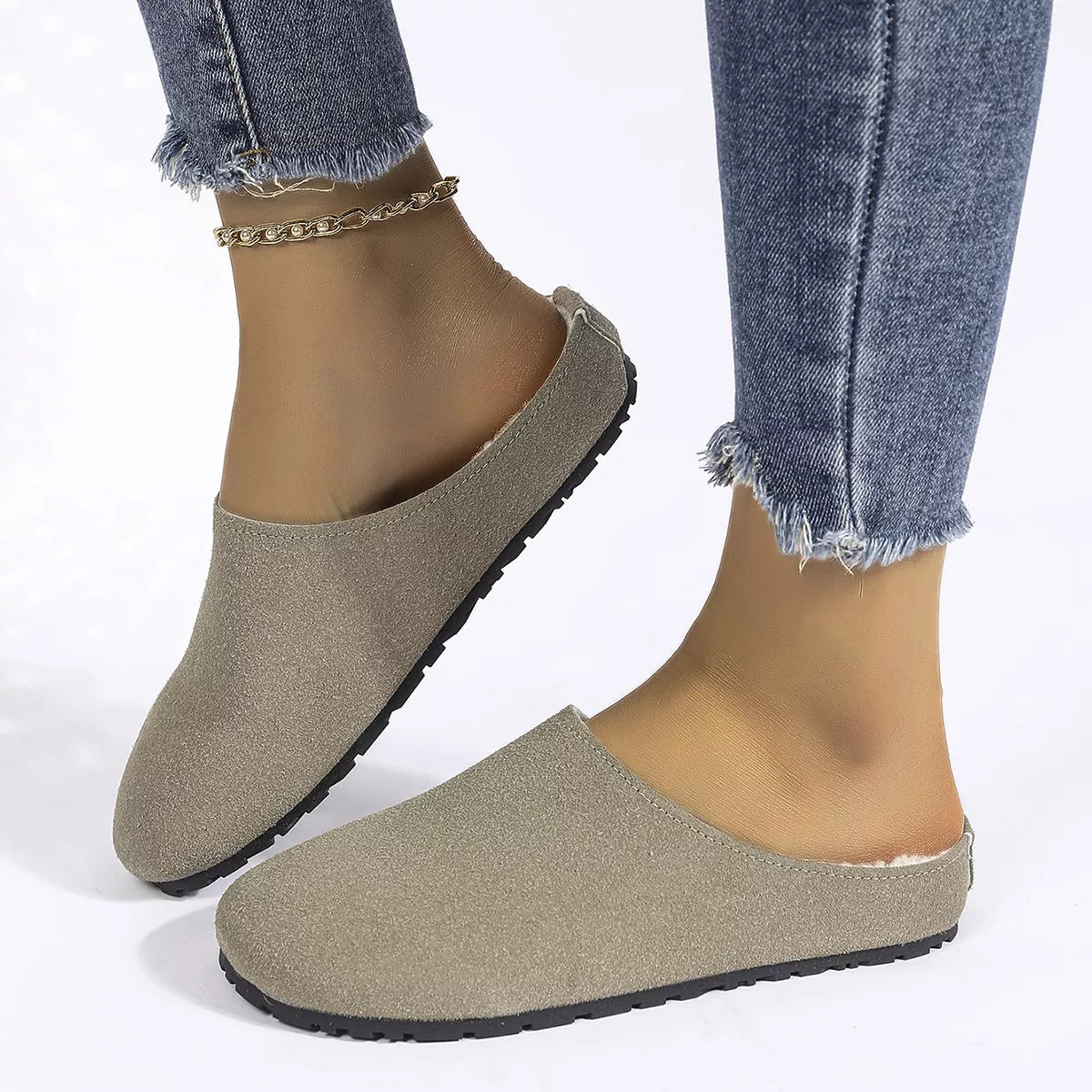 Round Toe Flats Slippers