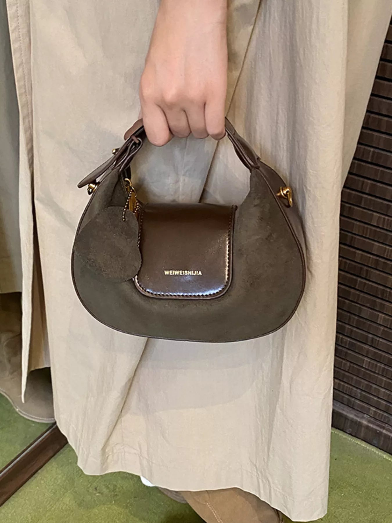 Top Handle Crossbody Bag