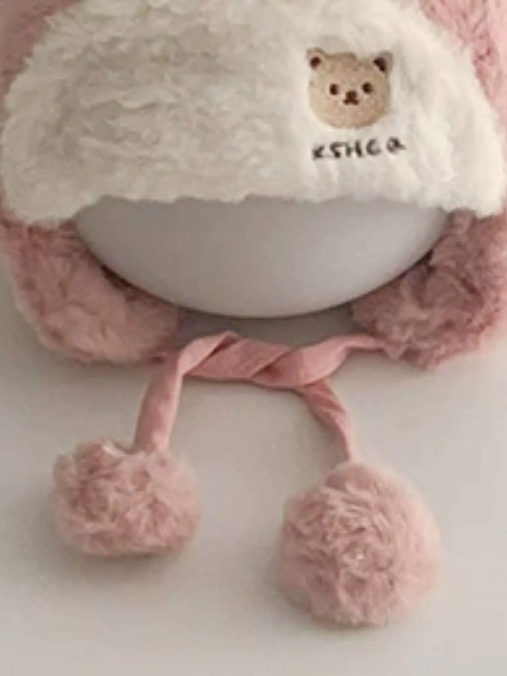 Children's Bear Ear Fluffy Hat