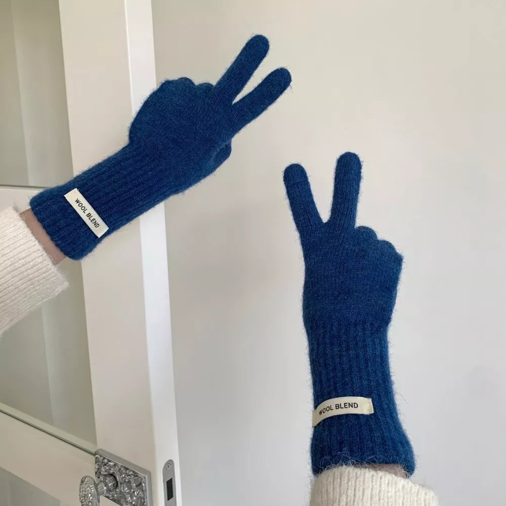 Wool Blend Fingerless Gloves