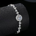 1 Carat Moissanite 925 Sterling Silver Minimalist Bracelet