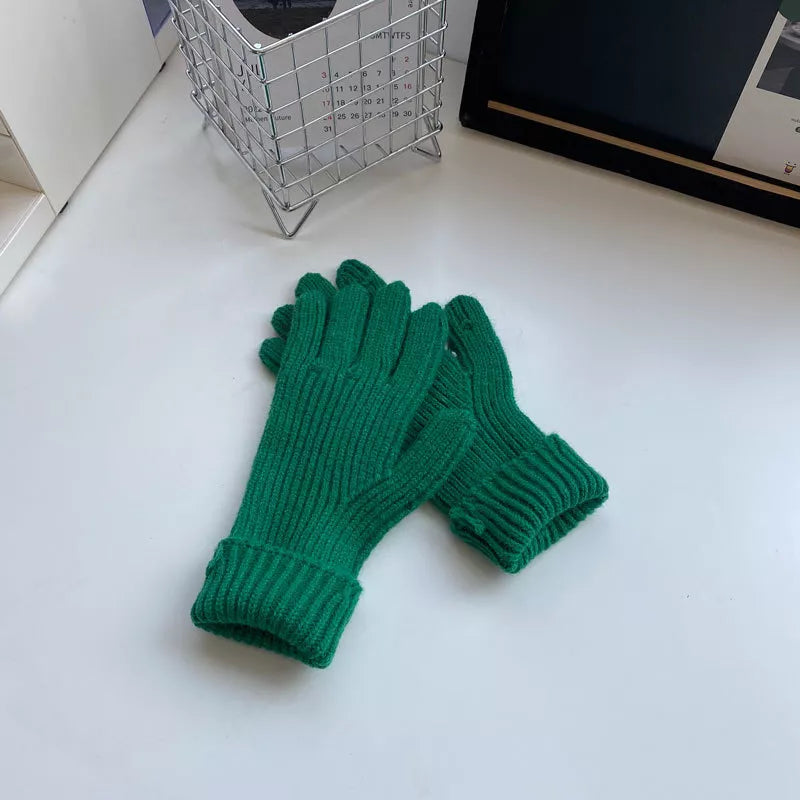 Warm Knitted Winter Gloves