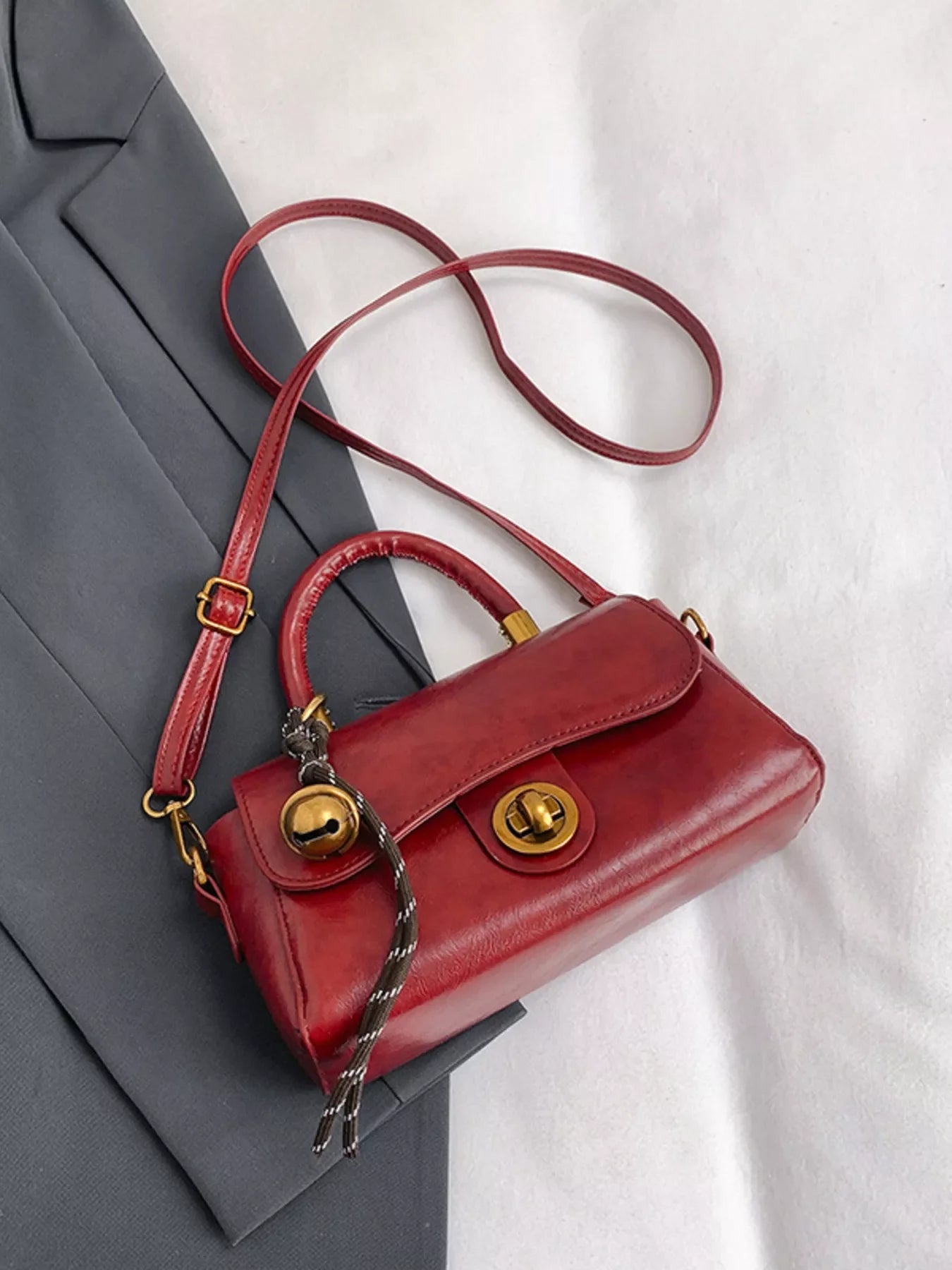 Top Handle Crossbody Bag
