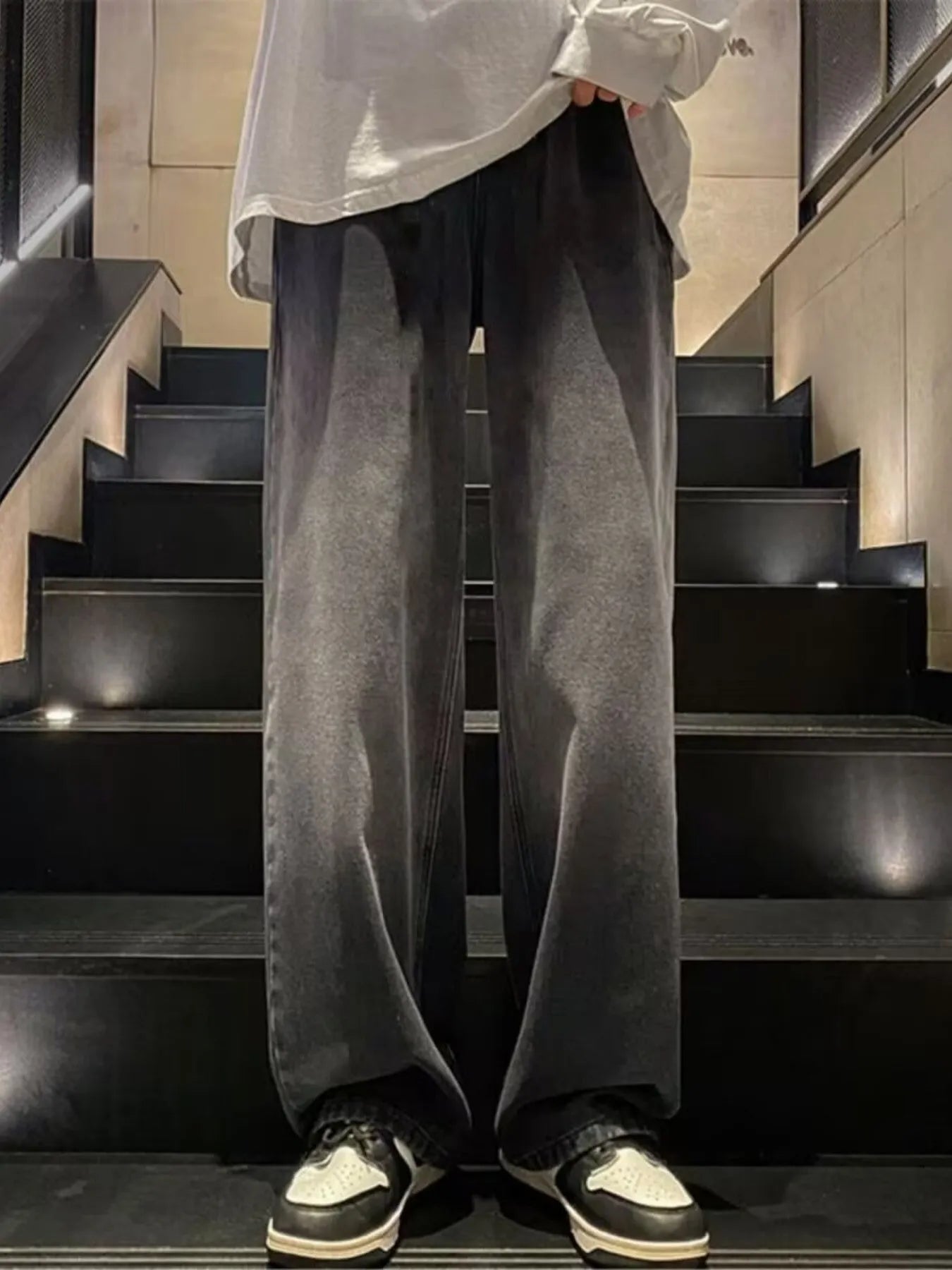 Men's Full Size Loose Fit Jeans Plus Size