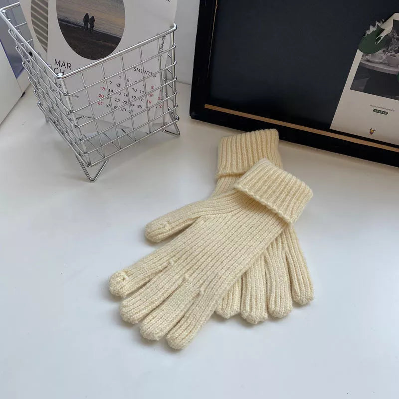 Warm Knitted Winter Gloves