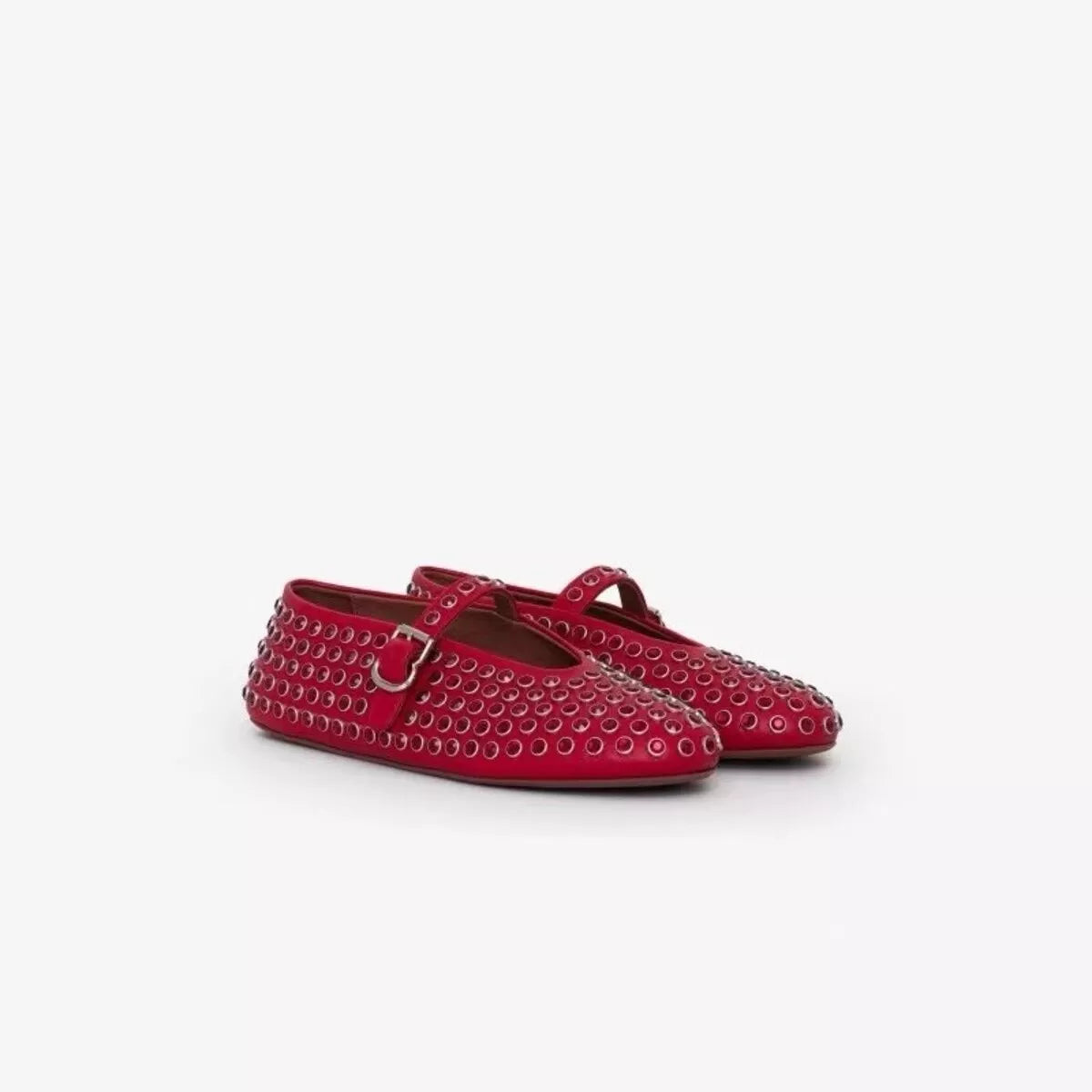 Studded Round Toe Slip-Ons