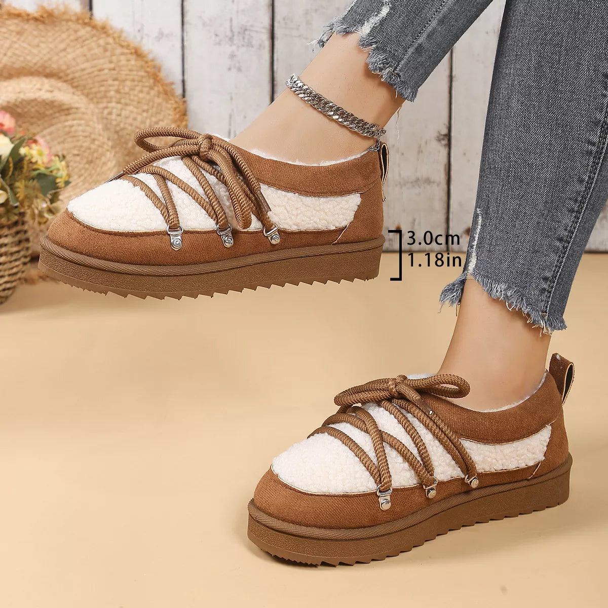 Lace-Up Ankle Boots