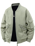 Men's Full Size Casual Lightweight Zip Up Jacket Plus Size