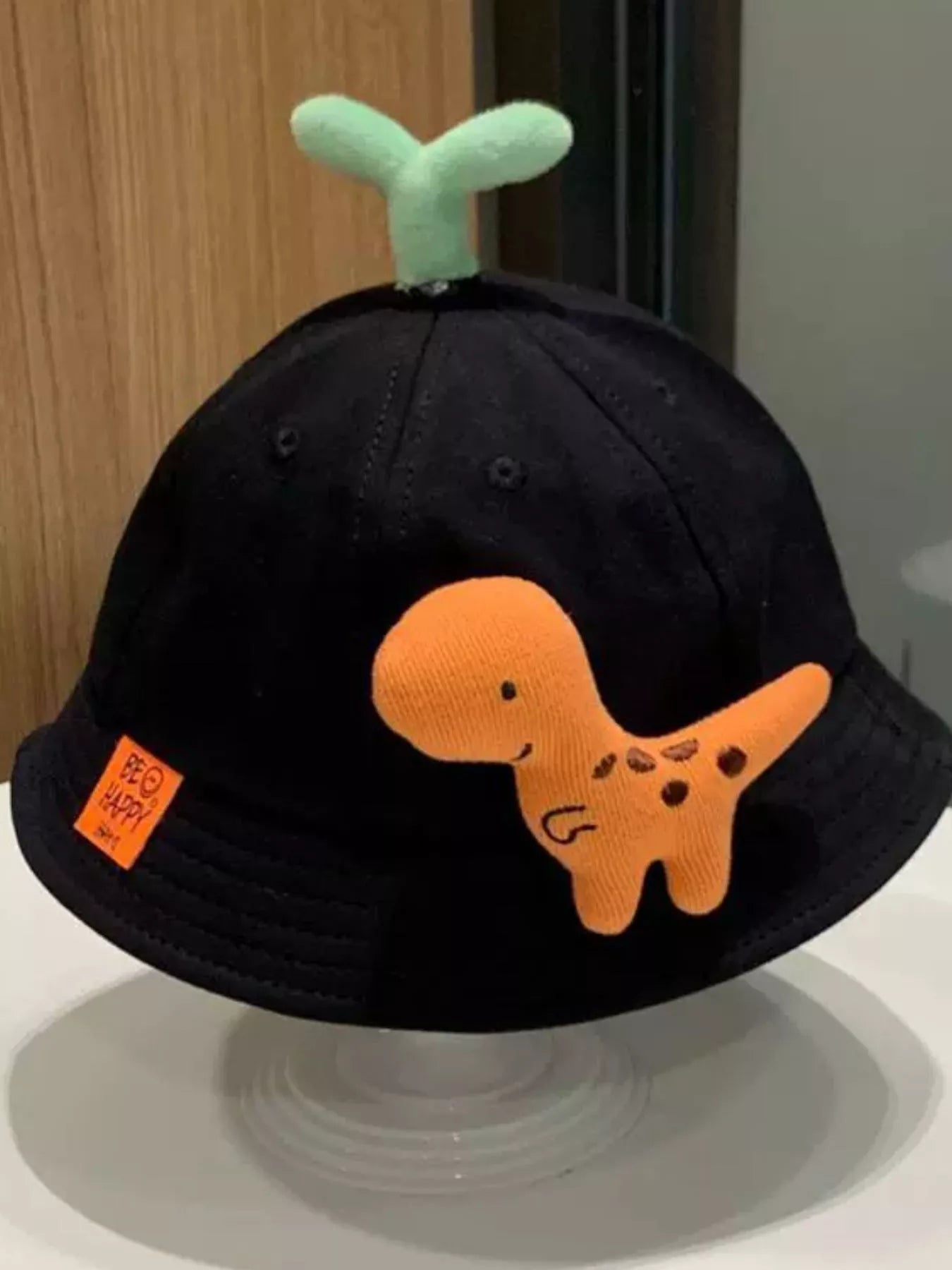 Children's Dinosaur & Sprout Decor Bucket Hat