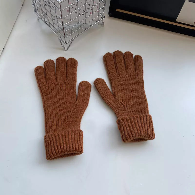 Warm Knitted Winter Gloves