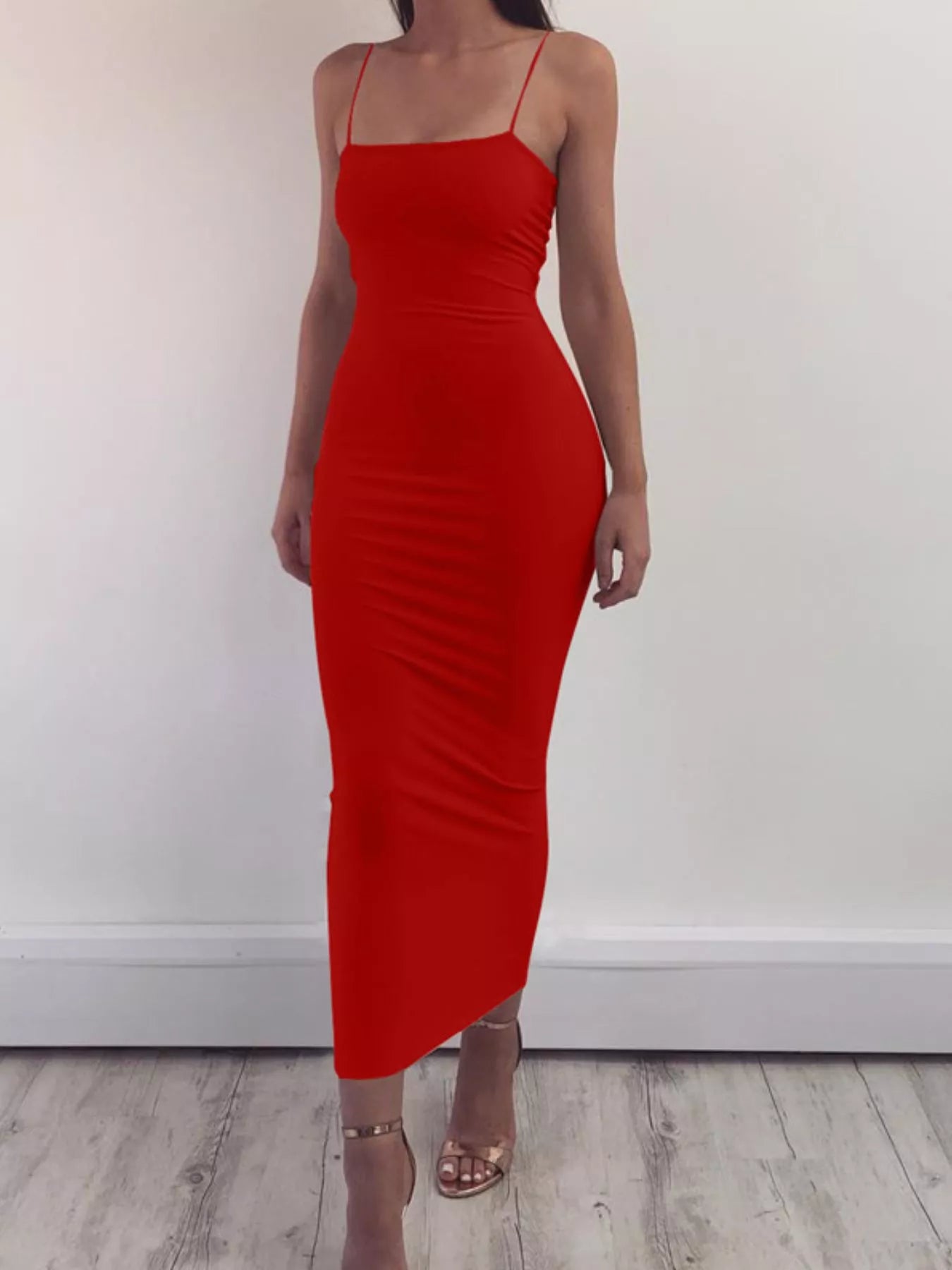 Sleeveless Bodycon Midi Dress