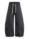 Men's Plus Size Vintage Wide Leg Casual Pants