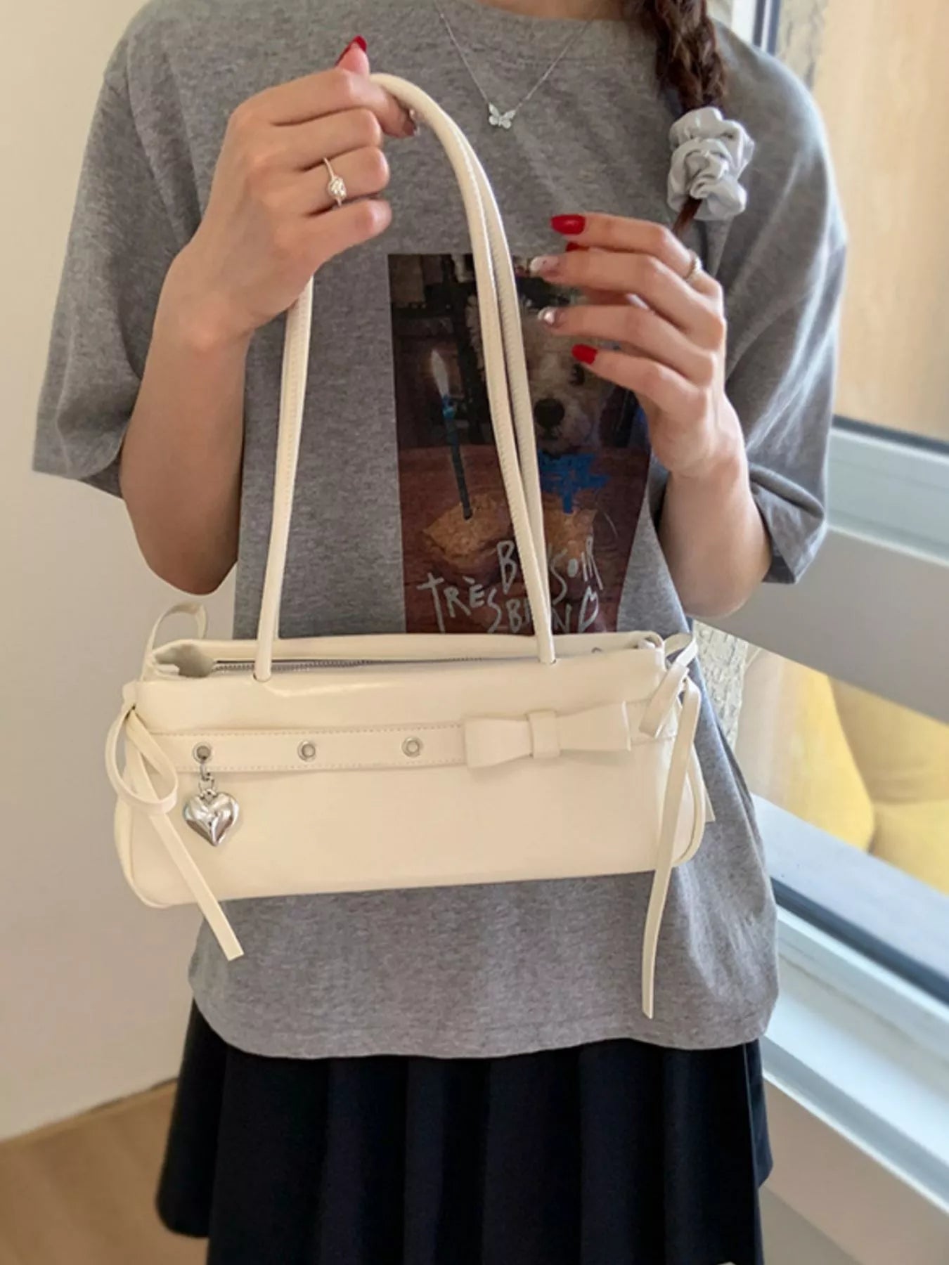 PU Leather Shoulder Bag