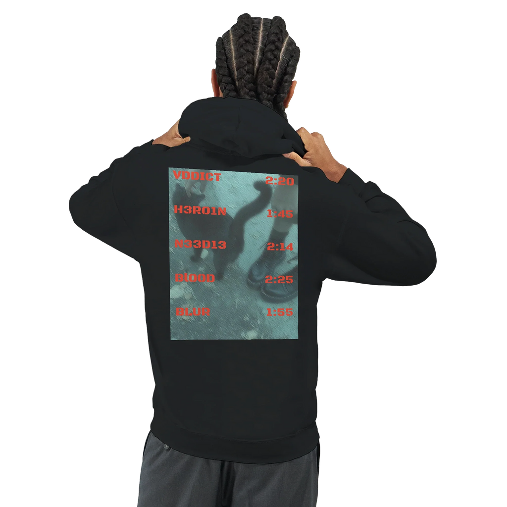 IMMXRTVLCULT LIVKID album cover “TOBEAPOPPY” hoodie