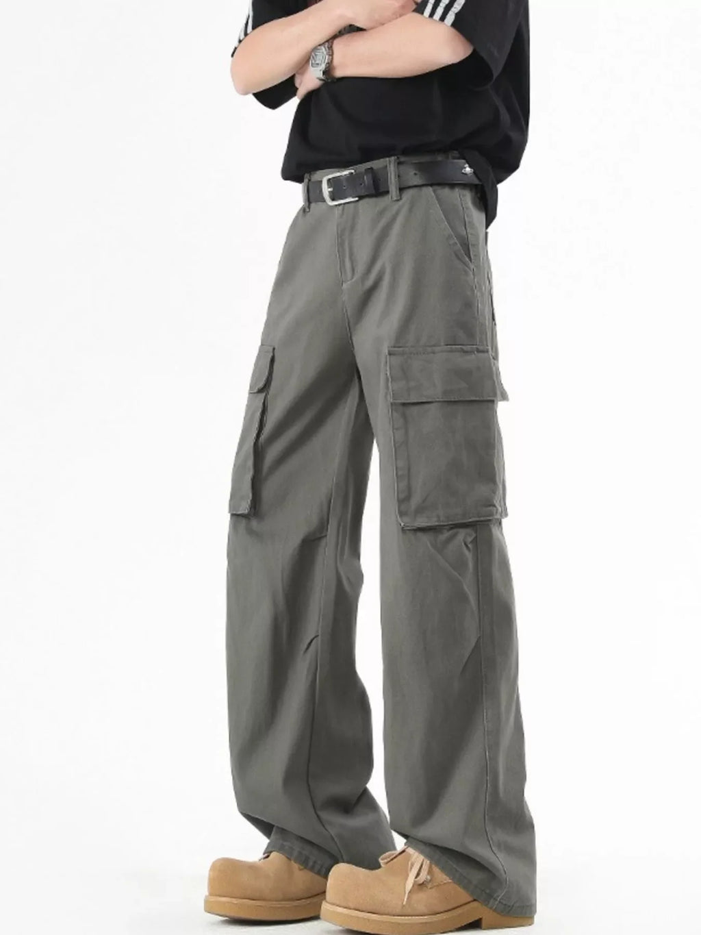 Men's Plus Size Loose Fit Cargo Pants