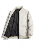 Men's Plus Size Zip Up Long Sleeve Jacket