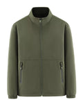 Men's Plus Size Casual Stand Collar Zip-Up Lightweight Jacket